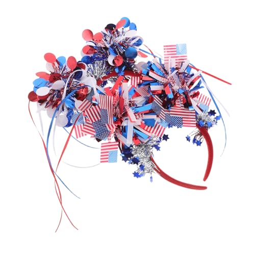 MOTHNUR 2 Stück Patriotisches Stirnband Unabhängigkeitstag Kopfbedeckung für Damen und Amerikanische Flagge Haaraccessoires für Feierlichkeiten und Gedenktag Aktivitäten MOTHNUR 2 Stück Patriotisches Stirnband Unabhängigkeitstag Kopfbedeckung für Damen und Amerikanische Flagge Haaraccessoires für Feierlichkeiten und Gedenktag Aktivitäten von MOTHNUR
