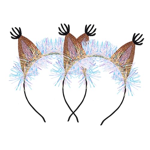 MOTHNUR 2 Stück Teiliges Süßes Eichhörnchen Haarreif in Niedlicher Haarschmuck für Mädchen Robustes Material für Partys Kostüme und Festliche Anlässe von MOTHNUR