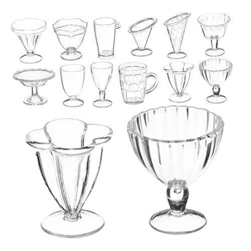 MOTHNUR 24 Stück Teiliges Mini Eisbecher aus Robuste Miniaturen für Puppenhaus Dekoration DIY Spielküche Vielseitige Mini für Bastelprojekte MOTHNUR 24 Stück Teiliges Mini Eisbecher aus Robuste Miniaturen für Puppenhaus Dekoration DIY Spielküche Vielseitige Mini für Bastelprojekte von MOTHNUR