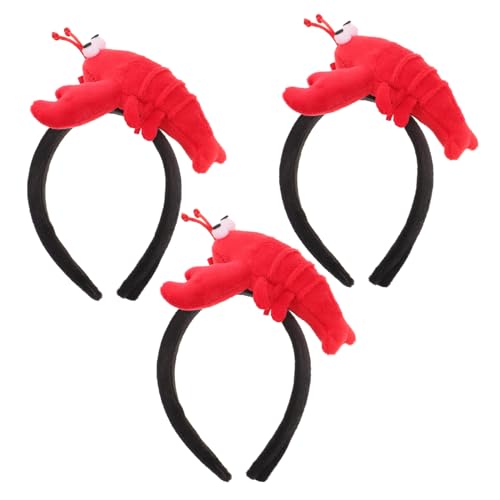 MOTHNUR 3 Stück Teiliges Cartoon Haarreif Niedlicher Plüsch Flusskrebs Stirnband Kreative Kopfbedeckung für Party und Cosplay Weiches Material Langlebig und Auffällig MOTHNUR 3 Stück Teiliges Cartoon Haarreif Niedlicher Plüsch Flusskrebs Stirnband Kreative Kopfbedeckung für Party und Cosplay Weiches Material Langlebig und Auffällig von MOTHNUR