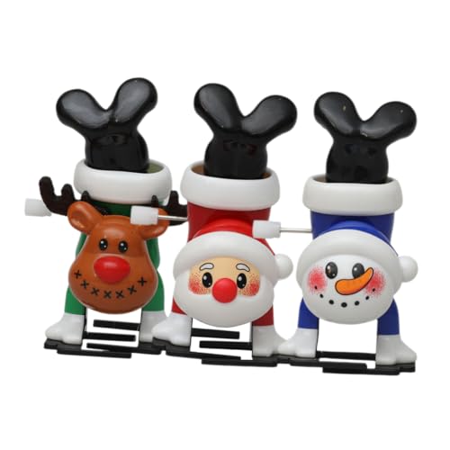 MOTHNUR 3 Stück Weihnachts Aufziehspielzeug Reizende Cartoon Figuren Kleine Spielwaren Ohne Batterie Weihnachtsdeko Mitgebsel Für Kindergeburtstag Und Nikolaus MOTHNUR 3 Stück Weihnachts Aufziehspielzeug Reizende Cartoon Figuren Kleine Spielwaren Ohne Batterie Weihnachtsdeko Mitgebsel Für Kindergeburtstag Und Nikolaus von MOTHNUR