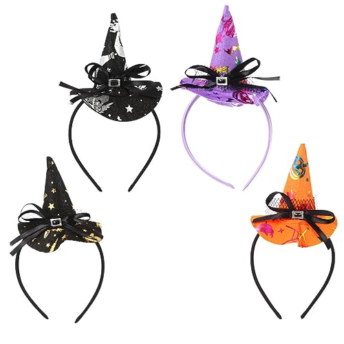 MOTHNUR 4 Stück Halloween Haarreif Hexen Kopfschmuck Langlebig Sicher Cartoon Dekor für Party Fotos Frauen Mädchen MOTHNUR 4 Stück Halloween Haarreif Hexen Kopfschmuck Langlebig Sicher Cartoon Dekor für Party Fotos Frauen Mädchen von MOTHNUR
