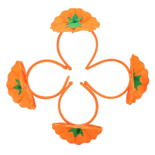 MOTHNUR 4 Stück Teiliges Halloween Kürbis Haarreif Komfortabler Stabiler Stirnband Kopfschmuck für Kostümpartys Karneval Cosplay und Halloween Feiern Oranges Accessoire für Damen MOTHNUR 4 Stück Teiliges Halloween Kürbis Haarreif Komfortabler Stabiler Stirnband Kopfschmuck für Kostümpartys Karneval Cosplay und Halloween Feiern Oranges Accessoire für Damen von MOTHNUR