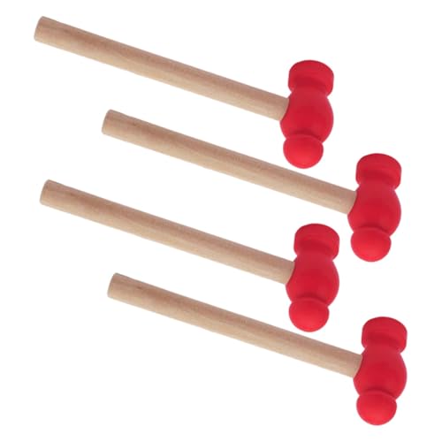 MOTHNUR 4 Stück Teiliges Holzspielzeug Hammer für Ergonomischer Griff Sicherer Griff Pädagogisches Werkzeug Jungen Mädchen Ab Jahren Lernen MOTHNUR 4 Stück Teiliges Holzspielzeug Hammer für Ergonomischer Griff Sicherer Griff Pädagogisches Werkzeug Jungen Mädchen Ab Jahren Lernen von MOTHNUR