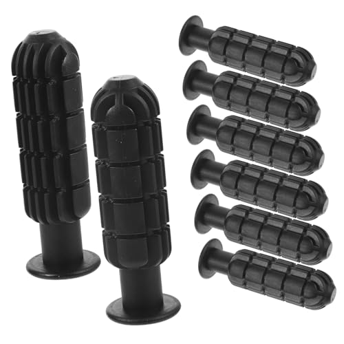MOTHNUR 8 Stück Teiliges Robuste PP Fußballkicker Griffe rutschfest Ergonomisch Tischfußball Ersatzgriffe Kompatibel für Gängige Kickertische Einfache Montage Kompakte von MOTHNUR