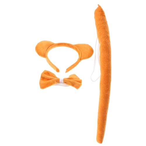 MOTHNUR Bärenkostüm Teilig mit Bärenohren Stirnband Bärenschwanz und Fliege Tierkostüm Accessoires für Halloween Party Cosplay Geburtstag Geeignet für Erwachsene MOTHNUR Bärenkostüm Teilig mit Bärenohren Stirnband Bärenschwanz und Fliege Tierkostüm Accessoires für Halloween Party Cosplay Geburtstag Geeignet für Erwachsene von MOTHNUR