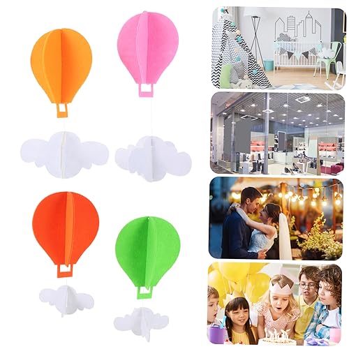 MOTHNUR Bunte Filz Heißluftballon Deko Teilig Kindergarten Klassenzimmer Flur Hängend Leicht Anzubringen Für Kinderzimmer Geburtstagsfeier und Kinderfest MOTHNUR Bunte Filz Heißluftballon Deko Teilig Kindergarten Klassenzimmer Flur Hängend Leicht Anzubringen Für Kinderzimmer Geburtstagsfeier und Kinderfest von MOTHNUR