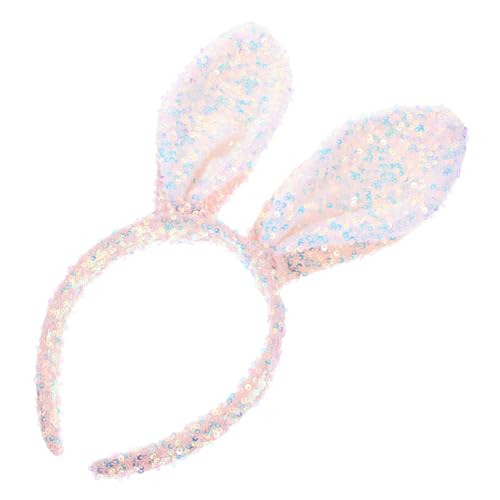 MOTHNUR Glitzerndes Bunny Ohren Haarreif für Damen Verstellbar Flexibles Material Niedliches Hasen Kostüm Zubehör für Ostern Cosplay Geburtstagsfeier und Party Komfortabel und Auffällig MOTHNUR Glitzerndes Bunny Ohren Haarreif für Damen Verstellbar Flexibles Material Niedliches Hasen Kostüm Zubehör für Ostern Cosplay Geburtstagsfeier und Party Komfortabel und Auffällig von MOTHNUR