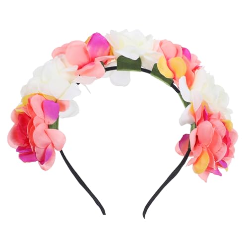 MOTHNUR Haarband aus Stoff mit Künstlichen Rosen Leichtes Langlebiges Stirnband für Gesichtsreinigung und Festliche Weihnachtsdekoration Vielseitiger Haarschmuck für Frauen und Mädchen von MOTHNUR