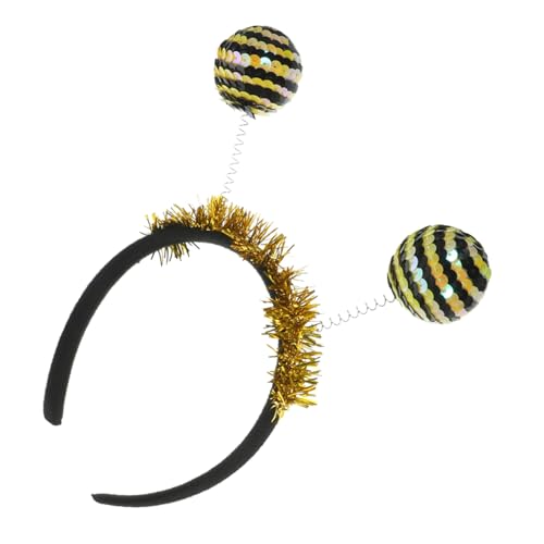 MOTHNUR Halloween Haarreif für Erwachsene mit Marienkäfer und Bienen Boppern Glitzernder Kopfschmuck für Karneval Party und Kostüm Robustes Federndes Design Vielseitig für Festlichkeiten von MOTHNUR