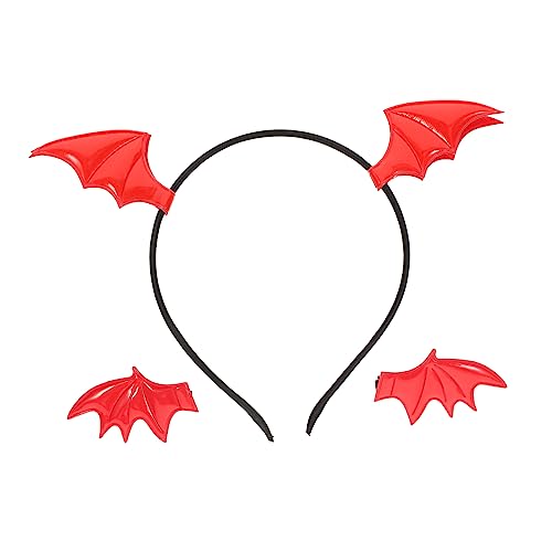 MOTHNUR Halloween Haarschmuck Set mit Fledermausflügeln Teiliges Kostümzubehör für Erwachsene Flexibel und Leicht für Halloween Partys und Cosplay Events MOTHNUR Halloween Haarschmuck Set mit Fledermausflügeln Teiliges Kostümzubehör für Erwachsene Flexibel und Leicht für Halloween Partys und Cosplay Events von MOTHNUR