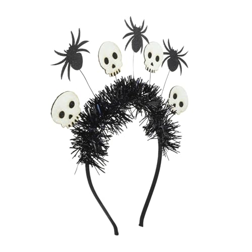 MOTHNUR Halloween Kopfband mit Schädelmotiv Leichtes Stabiles Haarreif für Halloween Kostüm Party und Fotoshootings Wiederverwendbar Komfortabel und für Erwachsene MOTHNUR Halloween Kopfband mit Schädelmotiv Leichtes Stabiles Haarreif für Halloween Kostüm Party und Fotoshootings Wiederverwendbar Komfortabel und für Erwachsene von MOTHNUR