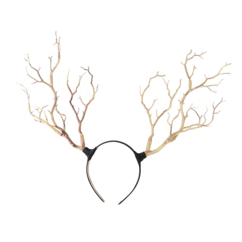 MOTHNUR Halloween Kopfschmuck Damen Hexenhorn Haarreif Leicht Bequem für Party Cosplay und Fotoshooting Langlebiges Material Kratzfrei und Geeignet für Erwachsene von MOTHNUR