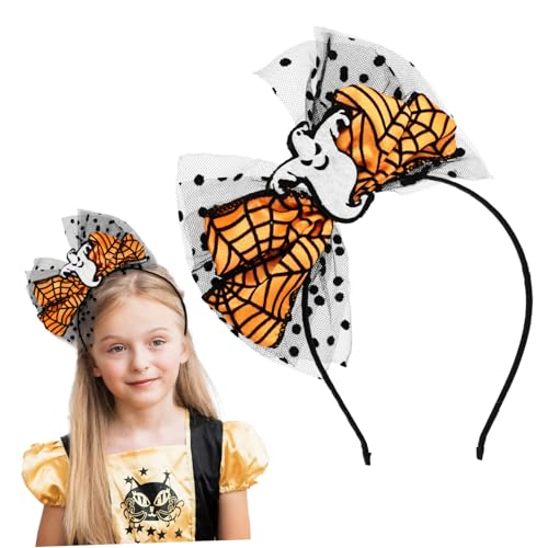 MOTHNUR Halloween Stirnband für Erwachsene Elastisch Langlebig mit Süßer Schleife Party Haarreif Tier Charakter Kostüm Kopfband Vielseitig für Frauen Männer von MOTHNUR