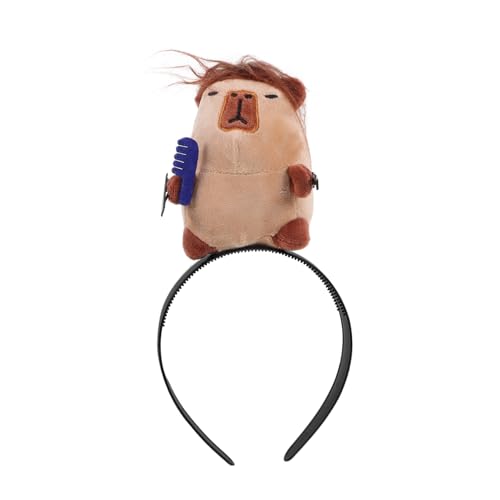 MOTHNUR Lustiges Capybara Haarreif Party Haarreifen Cartoon Kopfband für Damen Mädchen Festliche Kopfschmuck Geschenkidee für Geburtstage Karneval Cosplay von MOTHNUR