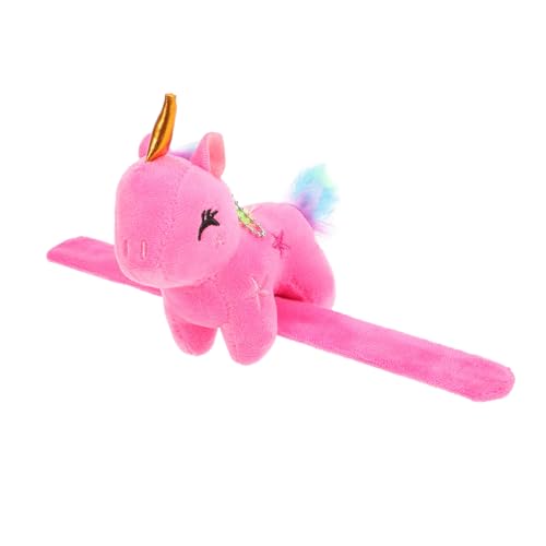 MOTHNUR Plüsch Einhorn Slap Armband Partydeko Kuscheliges Stofftier Handgelenkband Geburtstagsgeschenk Rosa Flauschiger Umarmungs für Motto und Kostümpartys Zufällige Farbe MOTHNUR Plüsch Einhorn Slap Armband Partydeko Kuscheliges Stofftier Handgelenkband Geburtstagsgeschenk Rosa Flauschiger Umarmungs für Motto und Kostümpartys Zufällige Farbe von MOTHNUR