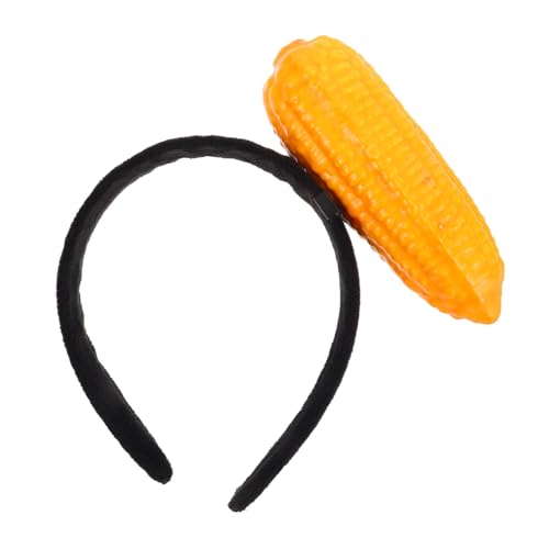 MOTHNUR Plüsch Haarreif Lustiges Weiches Kopfband mit Mais Motiv Bequemer Haarschmuck für Party Geburtstag und Festliche Anlässe Auffälliges Kostüm Accessoire für Damen und Mädchen von MOTHNUR