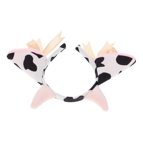 MOTHNUR Plüsch Kuh Stirnband mit Schleife und Glocken Weiches Haarband mit Kuhhörnern für Erwachsene Kuscheliges Kostümzubehör für Halloween Karneval Fotoshootings und Party MOTHNUR Plüsch Kuh Stirnband mit Schleife und Glocken Weiches Haarband mit Kuhhörnern für Erwachsene Kuscheliges Kostümzubehör für Halloween Karneval Fotoshootings und Party von MOTHNUR