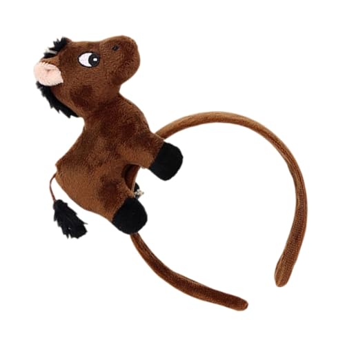 MOTHNUR Plüsch Pferde Haarreif Neujahr Haarband Weiches Hautfreundliches Makeup Haarreifen Waschgesicht Stirnband Damen Cosplay Partyaccessoire MOTHNUR Plüsch Pferde Haarreif Neujahr Haarband Weiches Hautfreundliches Makeup Haarreifen Waschgesicht Stirnband Damen Cosplay Partyaccessoire von MOTHNUR