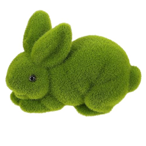 MOTHNUR Realistische Osterhasen Figur aus Leichtem Schaumstoff mit Moos Optik Kleine Deko für Garten und Innenbereich Naturgetreues Kaninchen Ornament für Osterdekoration MOTHNUR Realistische Osterhasen Figur aus Leichtem Schaumstoff mit Moos Optik Kleine Deko für Garten und Innenbereich Naturgetreues Kaninchen Ornament für Osterdekoration von MOTHNUR
