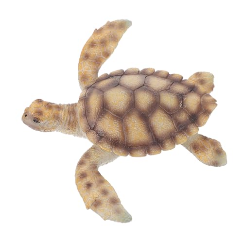MOTHNUR Realistisches Schildkrötenmodell aus Robustem Kunststoff Pädagogisches für Detailgetreues Tierornament für Wohn und Gartendekoration Langlebig und Sicher von MOTHNUR