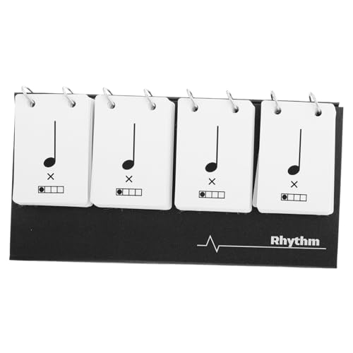 MOTHNUR Rhythmus Trainingskarten Musik Flashcards Langlebig Leicht Transportierbar Noten und Sichtleseübung für Musikschulen Musiker von MOTHNUR