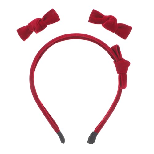 MOTHNUR Samt Schleifen Haarreif mit Haarklammern Weicher Druckreduzierender Kopfband für Cheerleading Cosplay Vielseitiges Damen Mädchen Haar Accessoire MOTHNUR Samt Schleifen Haarreif mit Haarklammern Weicher Druckreduzierender Kopfband für Cheerleading Cosplay Vielseitiges Damen Mädchen Haar Accessoire von MOTHNUR