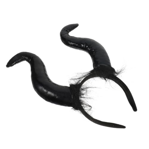 MOTHNUR Teufelshörner Haarreif Cosplay Kopfschmuck Horn Stirnband für Halloween Party Karneval Bühnenauftritt Langlebig Modisch Geeignet für Damen und Herren MOTHNUR Teufelshörner Haarreif Cosplay Kopfschmuck Horn Stirnband für Halloween Party Karneval Bühnenauftritt Langlebig Modisch Geeignet für Damen und Herren von MOTHNUR