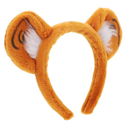 MOTHNUR Tiger-Stirnband für Ohr Party Kopfbedeckung Zoo-Tier-Stirnband Haarpflegezubehör Tierstirnband Süßes Haarzubehör Haarbänder Tier Plüsch Gelb MOTHNUR Tiger-Stirnband für Ohr Party Kopfbedeckung Zoo-Tier-Stirnband Haarpflegezubehör Tierstirnband Süßes Haarzubehör Haarbänder Tier Plüsch Gelb von MOTHNUR