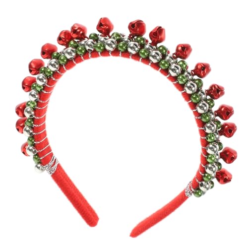 MOTHNUR Weihnachtlicher Damen Haarreif mit Bunten Metallglöckchen Langlebiges Metall Design Festliches Weihnachtsstirnband für Party und Feiertage Auffälliges Accessoire für Festliche von MOTHNUR