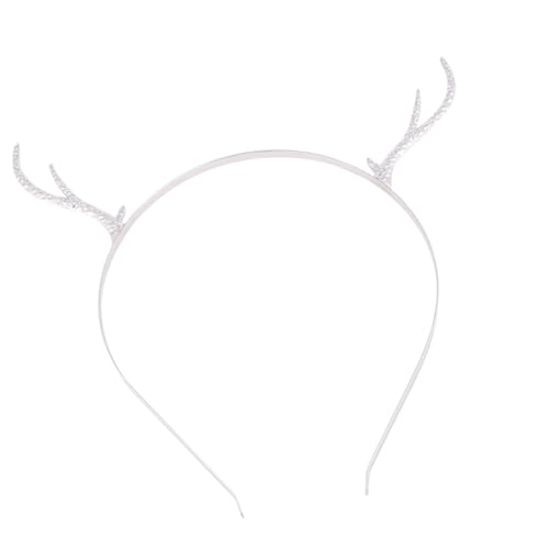 MOTHNUR Weihnachtliches Rentiergeweih Haarband aus Metalllegierung Festlicher Haarschmuck für Mädchen und Erwachsene Robustes Party Accessoire für Weihnachtsfeiern Karneval und Cosplay von MOTHNUR