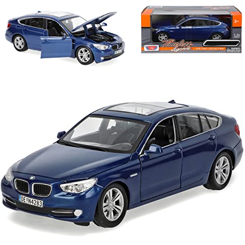MOTORMAX B*M*W 550i 550 i 5er 5 Er GT Blau Gran Turismo F07 Ab 2009 2010 1/24 Modellauto Modell Auto von MOTORMAX