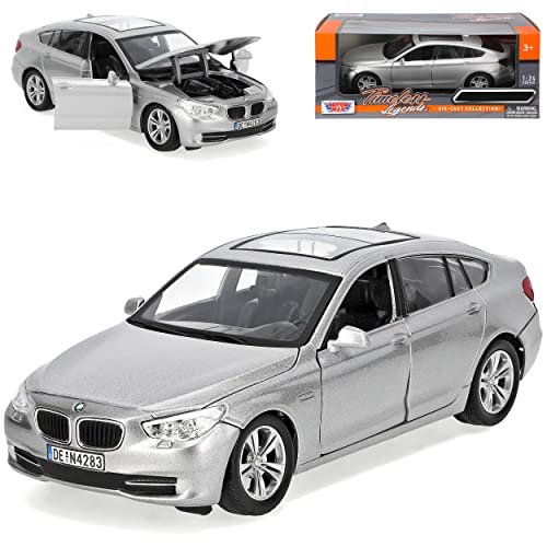 MOTORMAX B*M*W 550i 550 i 5er 5 Er GT Silber Gran Turismo F07 Ab 2009 2010 1/24 Modellauto Modell Auto von MOTORMAX