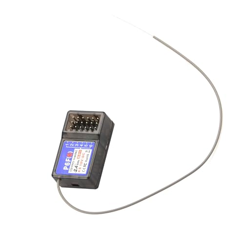 1 x Auto/Boot/Panzer 2.4 Empfänger mit Gyroskop für RC DumboRC P6FG Transmitter Fernbedienung Zubehör von MOUDOAUER