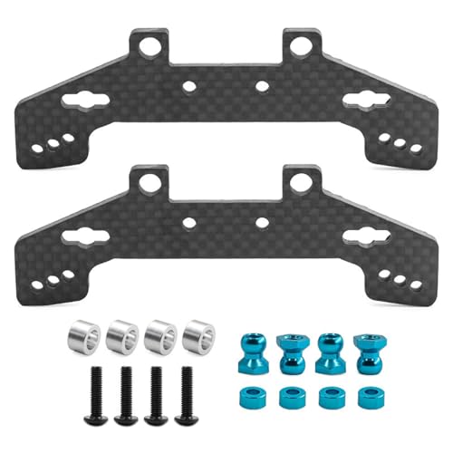 2 Stück Carbon RC Auto vorne hinten Stoßdämpferturm für Tamiya TT-02RR TT-02D TT02 TT-02R Hop Up RC Auto Upgrade Teile 2 Stück Carbon RC Auto vorne hinten Stoßdämpferturm für Tamiya TT-02RR TT-02D TT02 TT-02R Hop Up RC Auto Upgrade Teile von MOUDOAUER