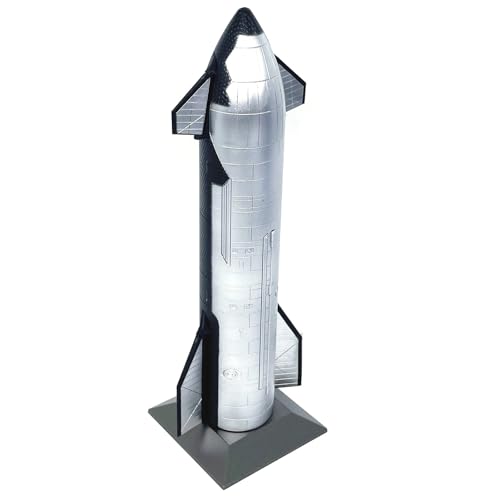 MOUDOAUER 1:200 Alloy S24 Falcon Heavy Dragon Modell Rakete Luftfahrt Wissenschaft Ausstellungsmodell von MOUDOAUER