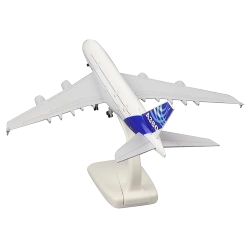 MOUDOAUER 1:400 A380 Flugzeugmodell Simulation Flugzeugmodell Luftfahrtmodell Flugzeug Kits für Sammlung und Geschenk von MOUDOAUER