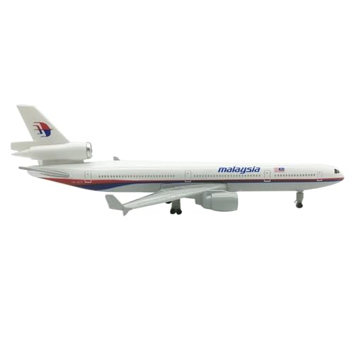 MOUDOAUER 1:400 Malaysia MD-11 Flugzeugmodell Simulation Flugzeug Luftfahrt Modell Flugzeug Kits für Sammlung und Geschenk von MOUDOAUER