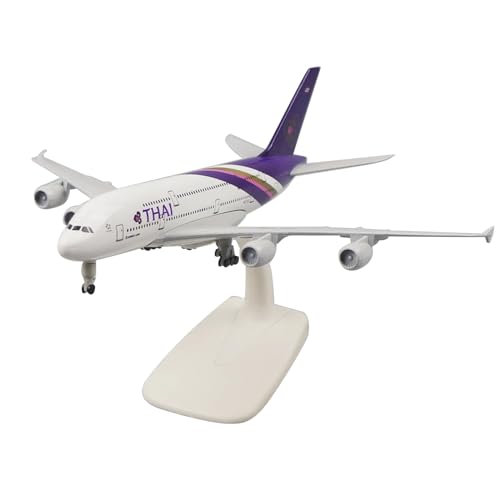 MOUDOAUER 1:400 Thai Airways A380 Flugzeugmodell Simulation Flugzeugmodell Luftfahrtmodell Flugzeug Kits für Sammlung und Geschenk MOUDOAUER 1:400 Thai Airways A380 Flugzeugmodell Simulation Flugzeugmodell Luftfahrtmodell Flugzeug Kits für Sammlung und Geschenk von MOUDOAUER