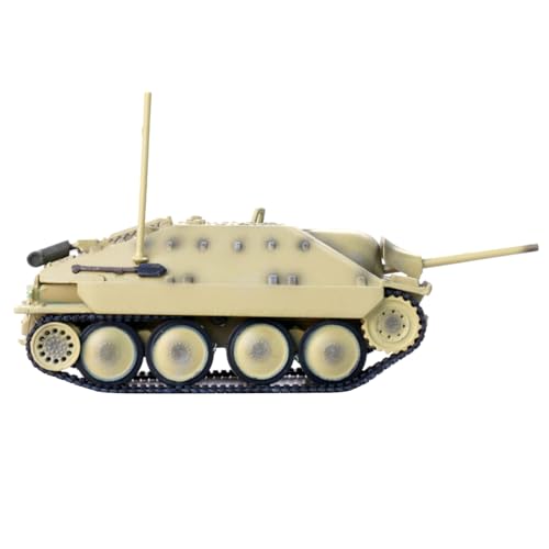 MOUDOAUER 1:72 Scale Alloy WWII German Army Jagdpanzer 38(t) Sd.Kfz.138/2 Hetzer Panzer Modell Kämpfer Militär Modell Druckguss Panzer für Sammlung von MOUDOAUER