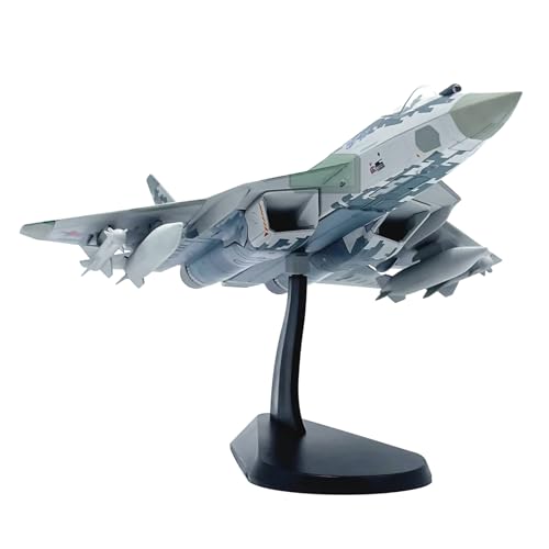 MOUDOAUER 1:72 Scale Russian Air Force Sukhoi Su-57 Fighter Model Alloy Model Diecast Plane Model for Collection MOUDOAUER 1:72 Scale Russian Air Force Sukhoi Su-57 Fighter Model Alloy Model Diecast Plane Model for Collection von MOUDOAUER