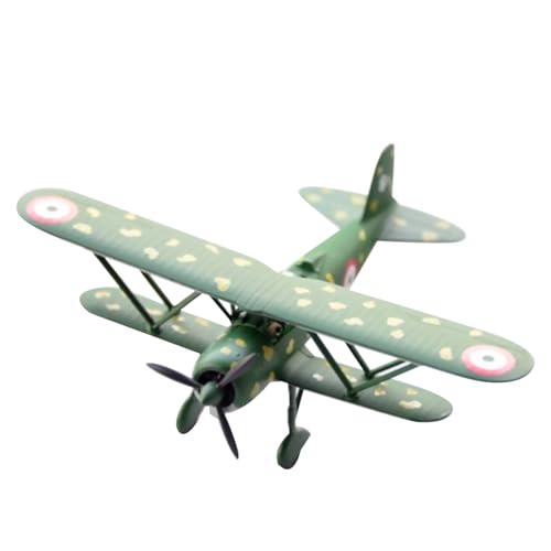 MOUDOAUER 1:75 Italian CR.42 Eagle Fighter Aircraft Model Alloy Diecast Plane Model for Aircraft Collection von MOUDOAUER