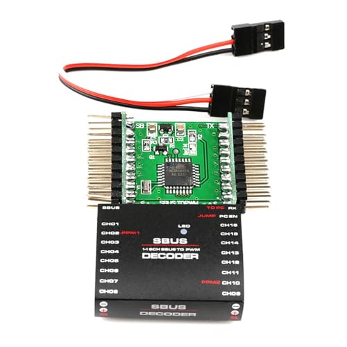 MOUDOAUER 16CH Empfänger Signale Konverter, DIY RC 16CH Sbus zu PWM/PPM/Decoder für Futaba für Frsky Sender von MOUDOAUER