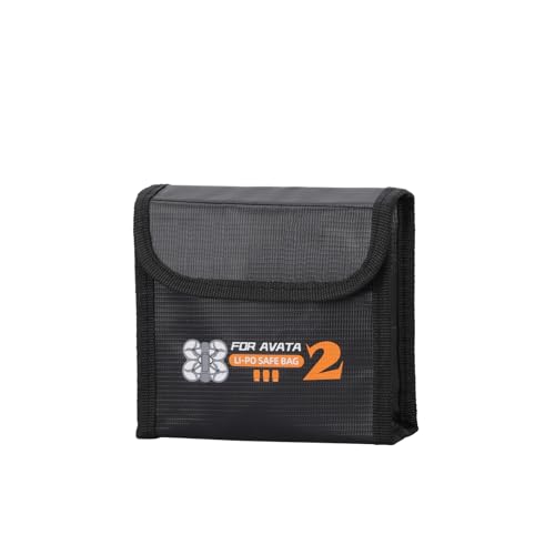 MOUDOAUER Batterietasche, explosionsgeschützte feuerfeste Lipo Batteriesichere schützende Aufbewahrungstasche für DJI Avata 2 Akkuzubehör von MOUDOAUER