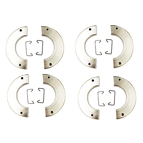 MOUDOAUER Feine Verarbeitung Metallfelge Internes Gegengewicht für RC Auto 1/16 für WPL (B-14/14K, B-24/24K, C-14/14K, C-24/24K, B-16/16K, B-36/K Truck) Zubehör S. Ersatzteil von MOUDOAUER