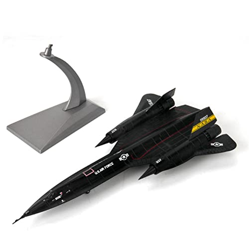 MOUDOAUER Maßstab 1:144 Blackbird SR-71 Aufklärungsflugzeug, Legierung, Flugzeug, Angriffsflugzeug, Metall, Kämpfer, Militärmodell für Modellsammlung von MOUDOAUER