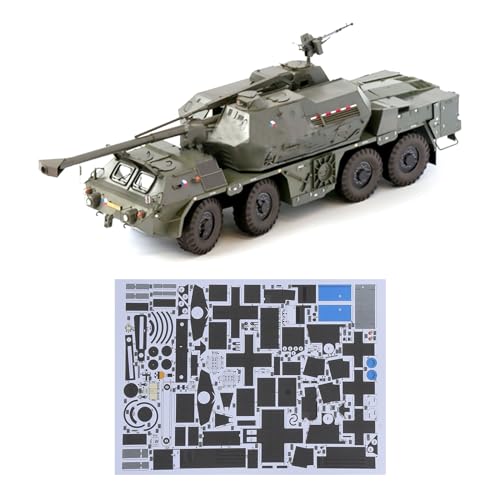 MOUDOAUER Maßstab 1:35 Tschechoslowakei SpGH Selbstfahrende Haubitze 3D Papier Modell Kämpfer Militär Modell Druckguss Panzer Modell für Sammlung (Unmontierter Kit) Modellsammlung von MOUDOAUER