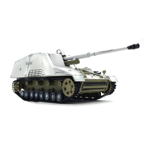 MOUDOAUER Maßstab 1:72 Legierung Deutsches Nashorn Anti-Tank Schnee Malerei Panzer Modell Kämpfer Militär Modell Druckguss Panzer Modell für Sammlung von MOUDOAUER