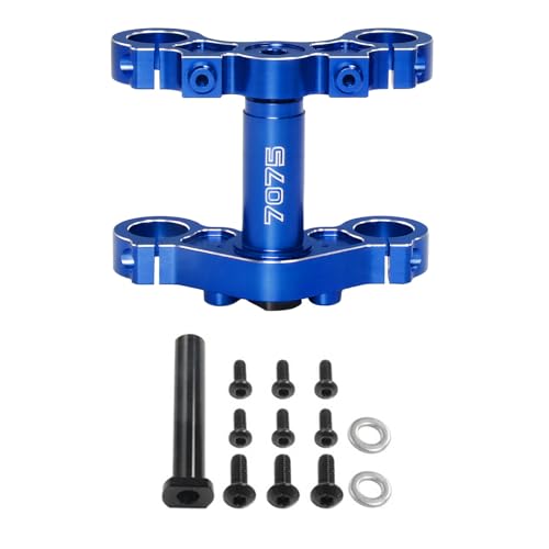 MOUDOAUER Metall RC Triple Clamp Set für LOSI 1/4 Promoto-MX Motorrad RTR RC Motorradzubehör von MOUDOAUER