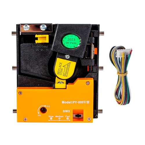 MOUDOAUER PY-800 CPU Vergleichbarer Coin Selector Arcade Token Acceptor For Mechanism Vender Gaming Device Accessories von MOUDOAUER